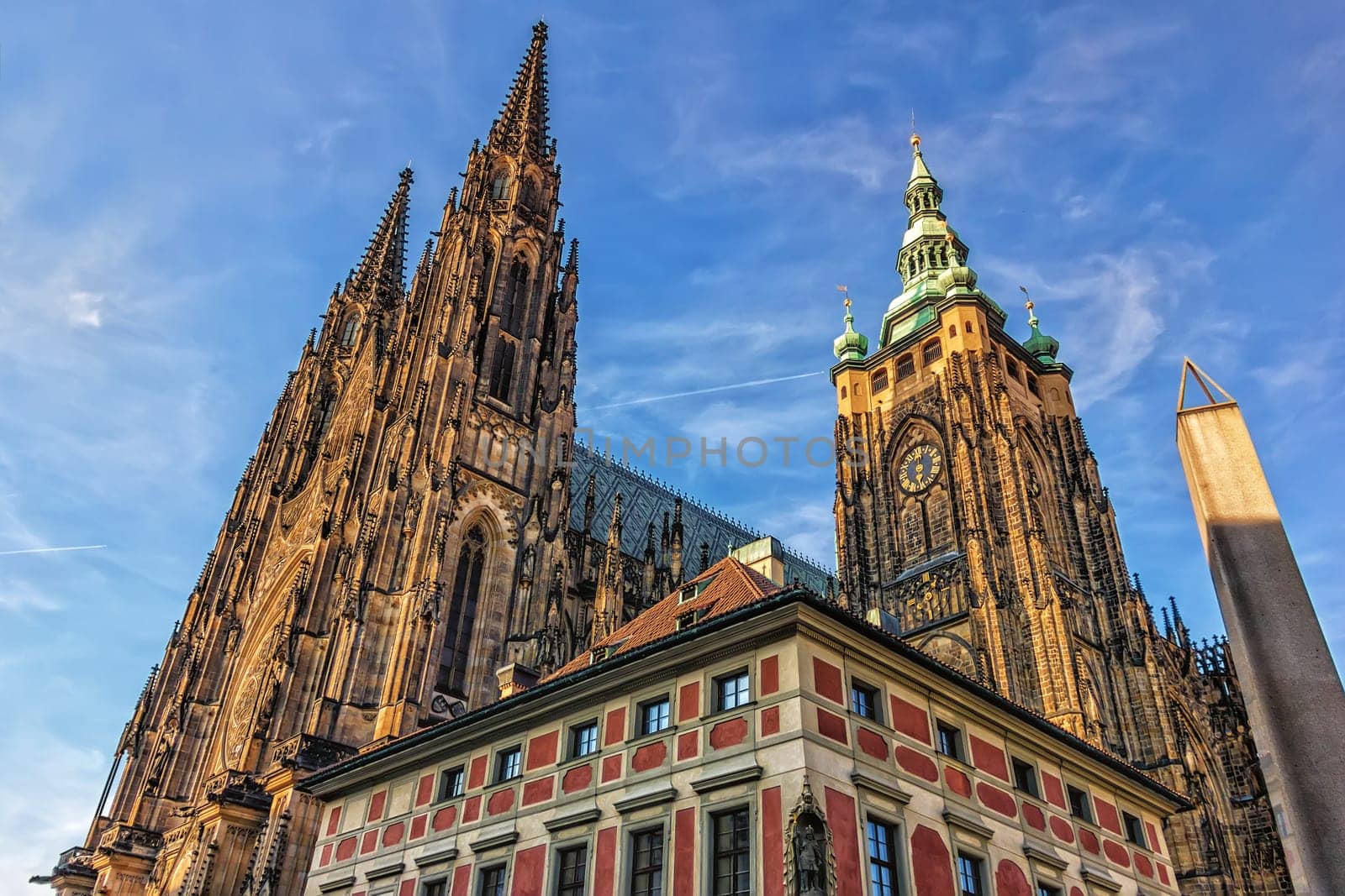 The Metropolitan Cathedral of Saints Vitus in Prague Castle.