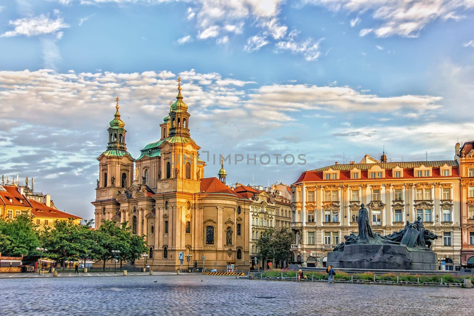 The Church of Saint Nicholas in the Old Town of Prague.