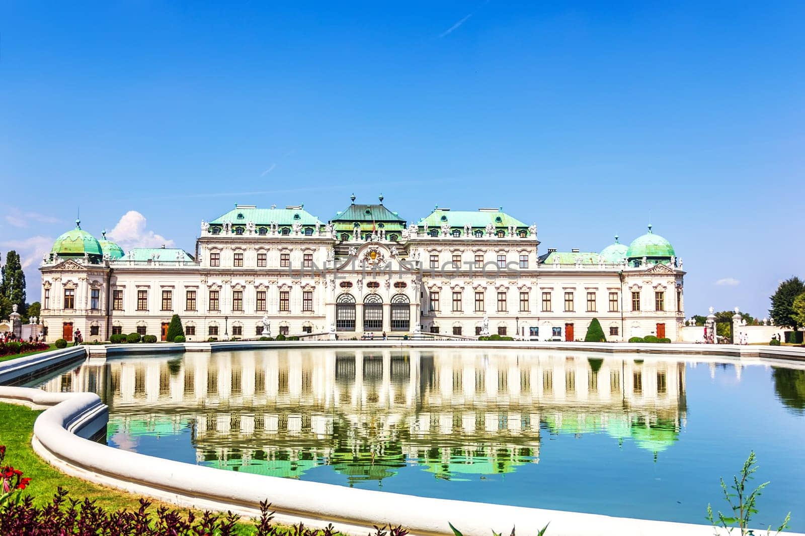 Belvedere Palace, beautiful view no people