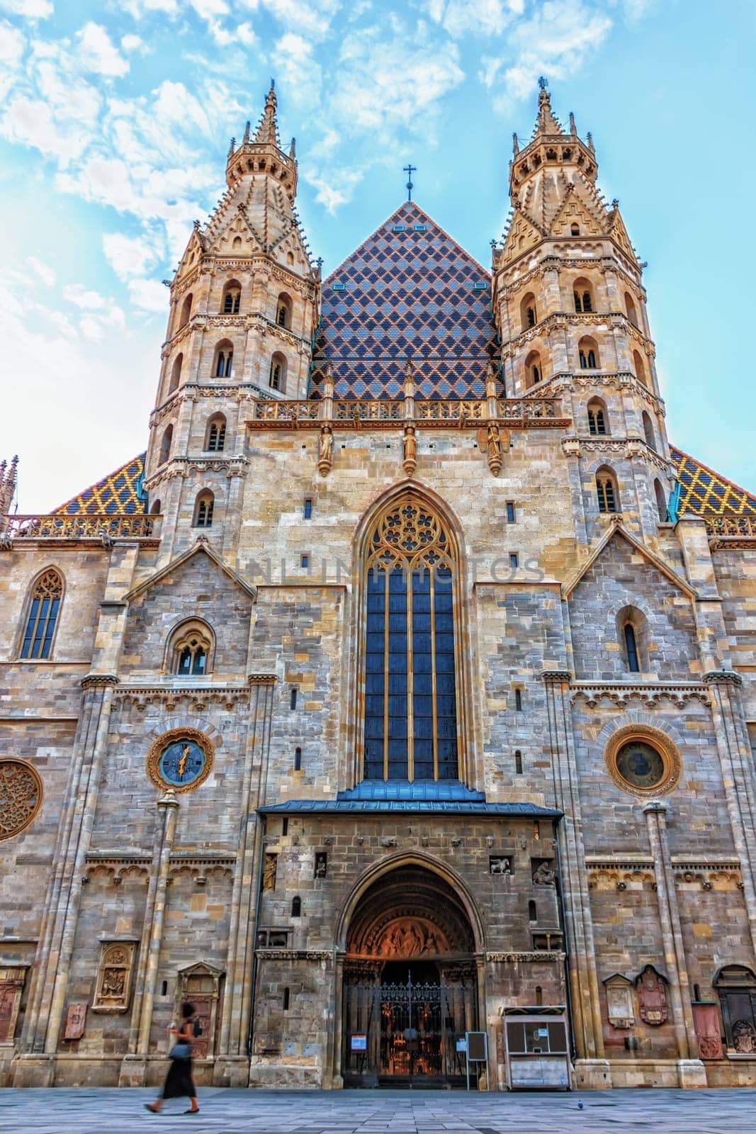 St. Stephen's Cathedral, main entrance Vienna Austria