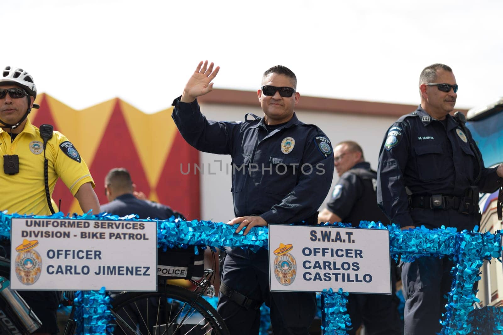 Brownsville, Texas, USA - February 24, 2018, Grand International Parade is part of the Charro Days Fiesta - Fiestas Mexicanas, A bi-national festival between USA and Mexico.