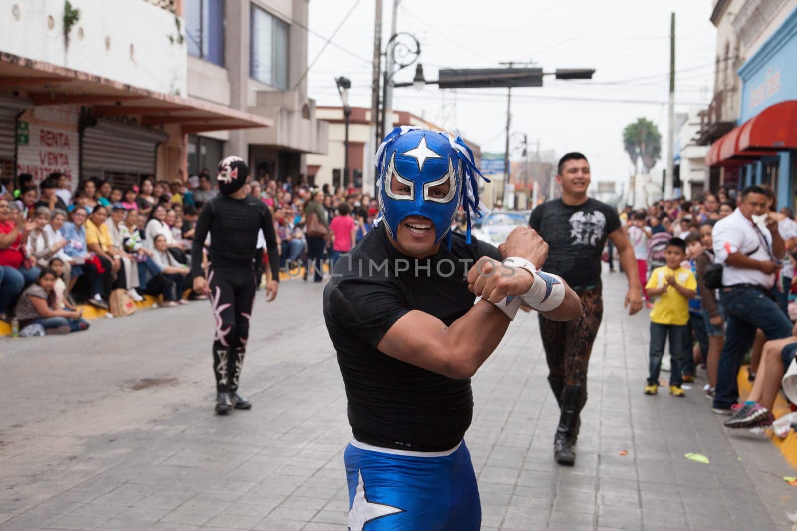 Matamoros, Tamaulipas, Mexico - March 01, 2014, Desfile Fiestas Mexicanas is part of the Charro Days Fiesta - Fiestas Mexicanas, A bi-national festival between USA and Mexico.