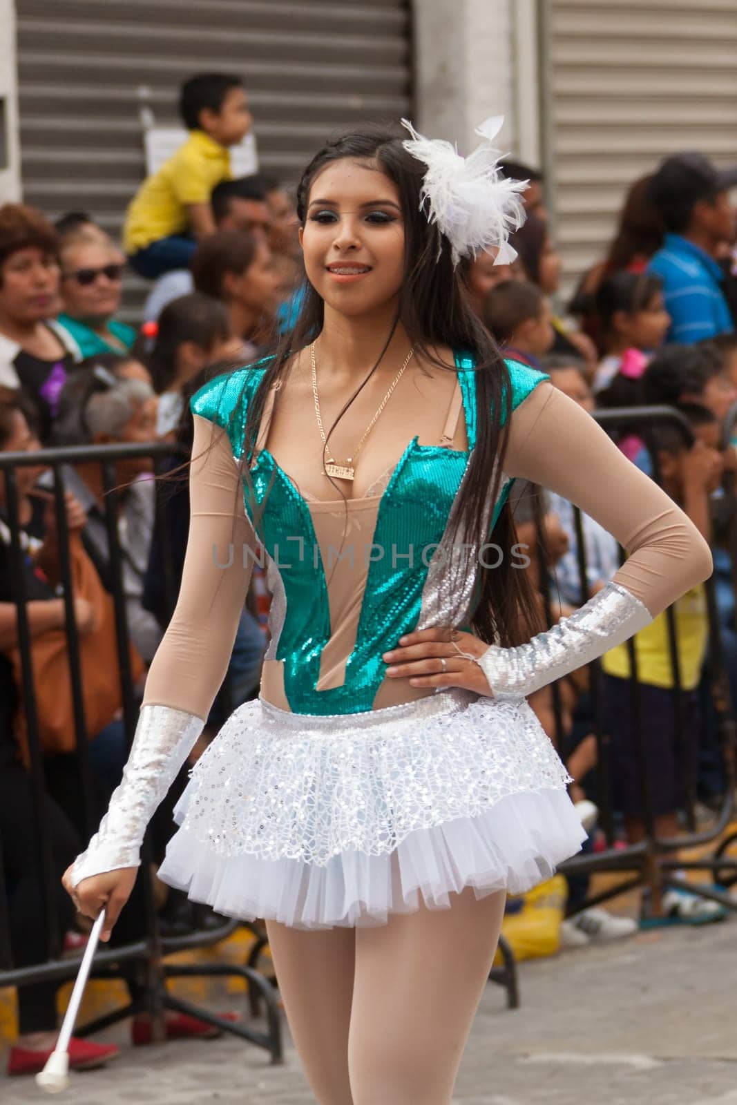 Matamoros, Tamaulipas, Mexico - February 25, 2017, Desfile Fiestas Mexicanas is part of the Charro Days Fiesta - Fiestas Mexicanas, A bi-national festival between USA and Mexico.