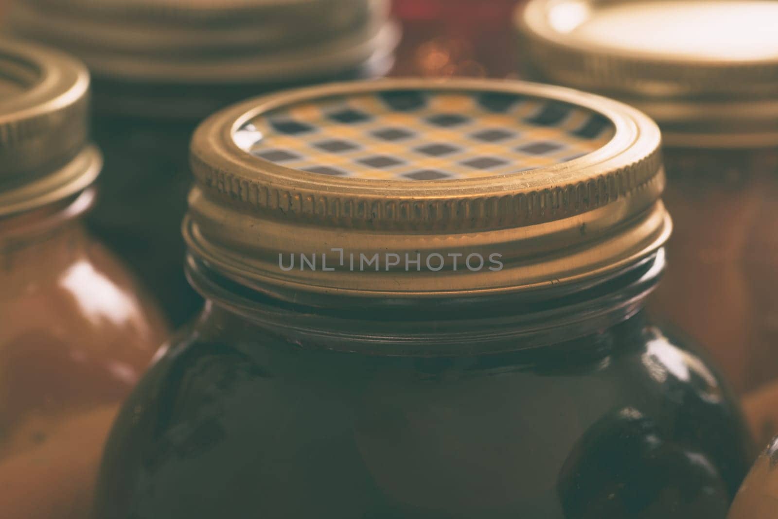 Preserved pickled beets.