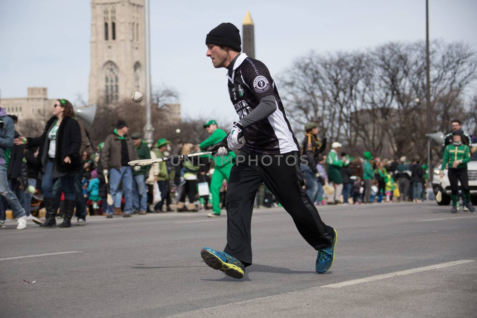 Indianapolis, indiana, USA - March 16, 2018, The St. Patrick’s Day Parade is a cultural and religious celebration from Ireland in honor of  Saint Patrick.