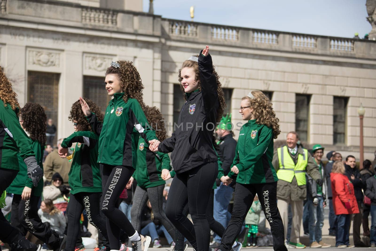 Indianapolis, indiana, USA - March 16, 2018, The St. Patrick’s Day Parade is a cultural and religious celebration from Ireland in honor of  Saint Patrick.