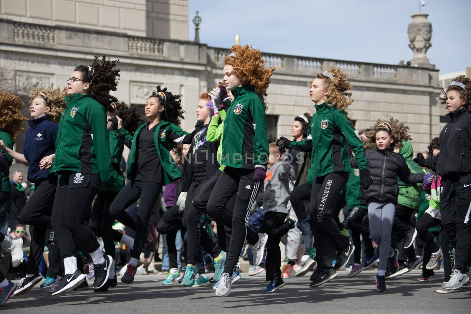 Indianapolis, indiana, USA - March 16, 2018, The St. Patrick’s Day Parade is a cultural and religious celebration from Ireland in honor of  Saint Patrick.