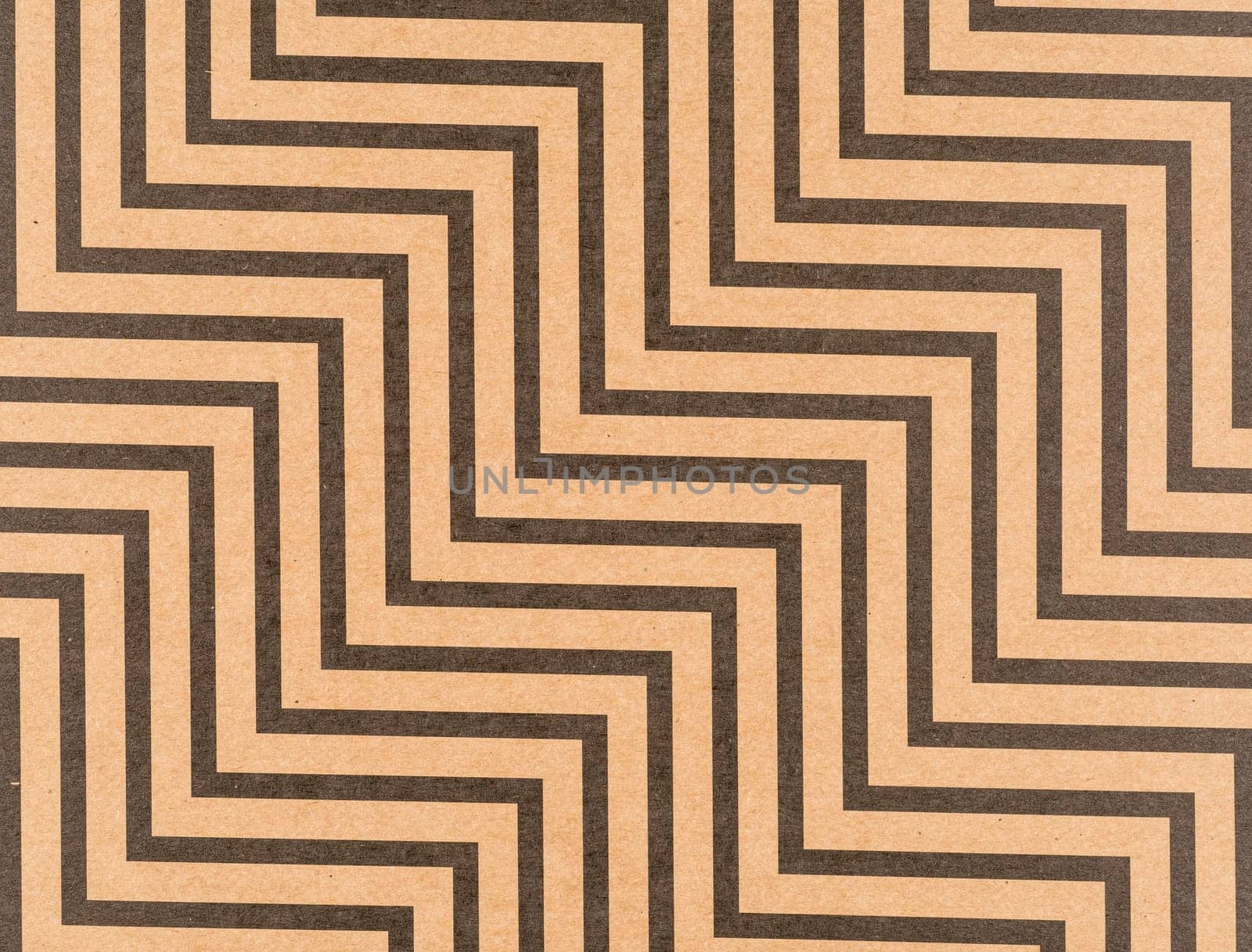 Brown craft paper with a zigzag pattern