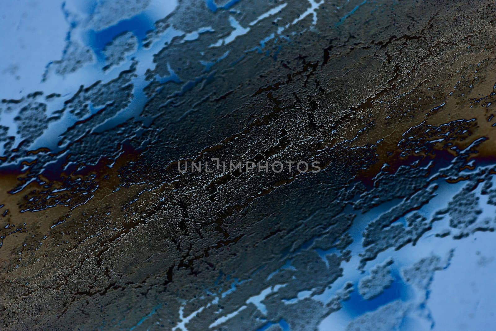 Abstract on ice macro