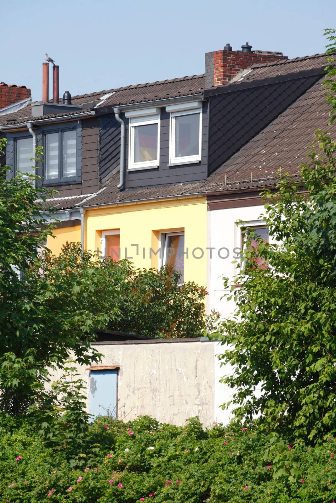 Residential houses, single-family homes, residential buildings, terraced houses