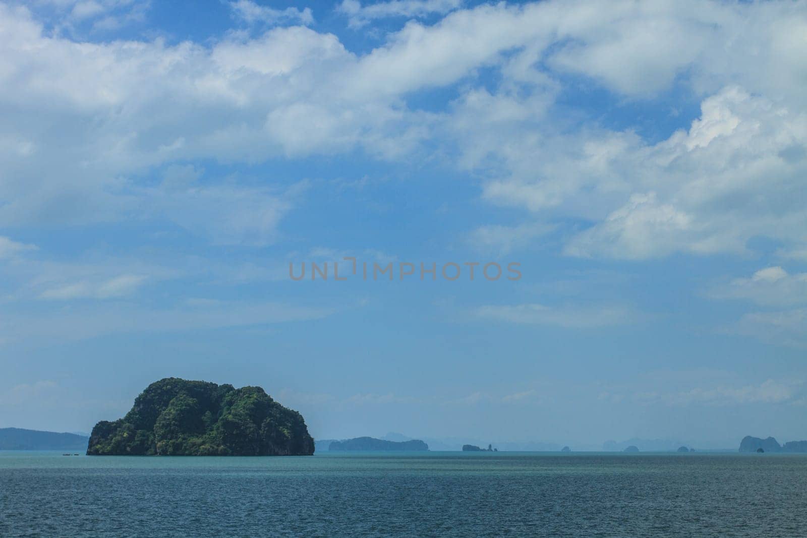 beautiful tropical sea in summer, beach island and the sea in Thailand