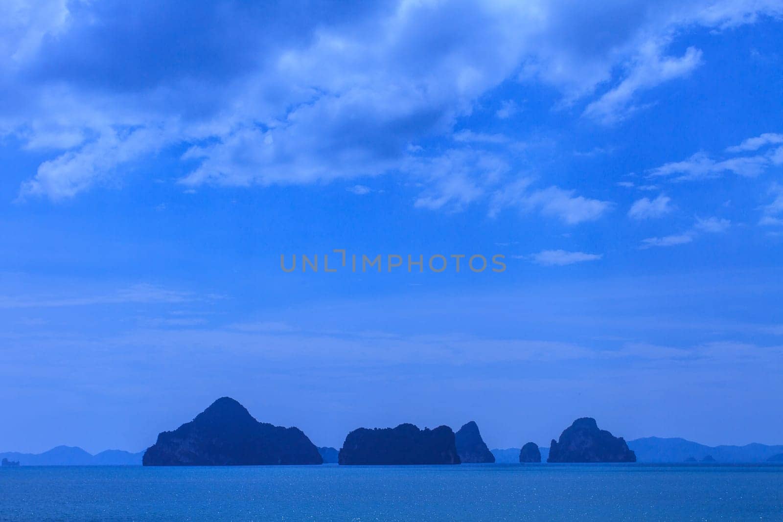 beautiful tropical sea in summer, beach island and the sea in Thailand