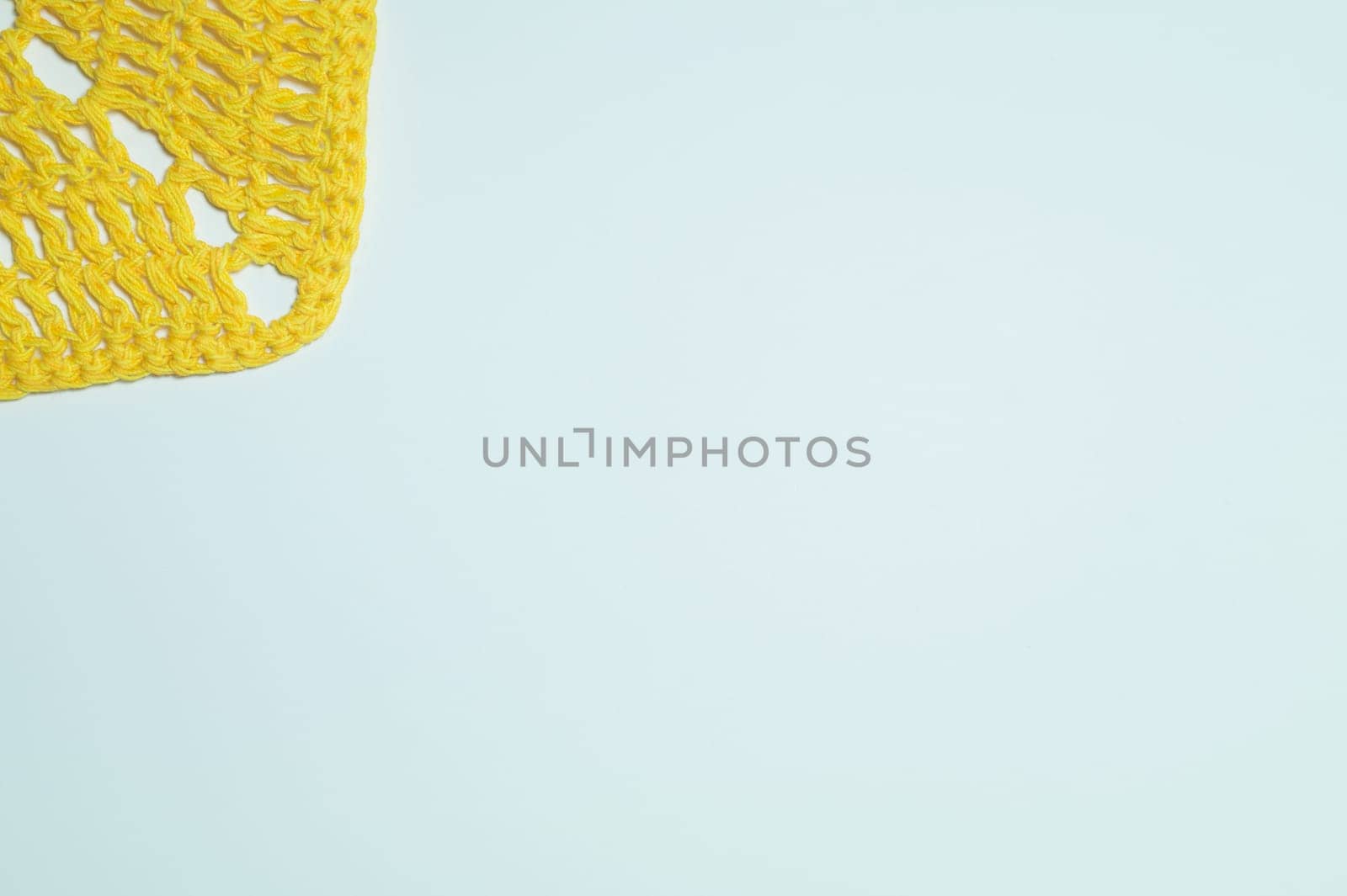Handmade knitting wool texture background closeup needlework