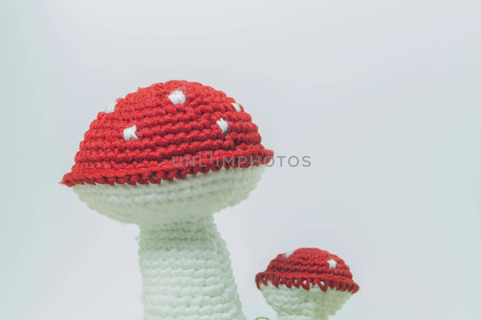 Handmade knitting wool texture background closeup needlework