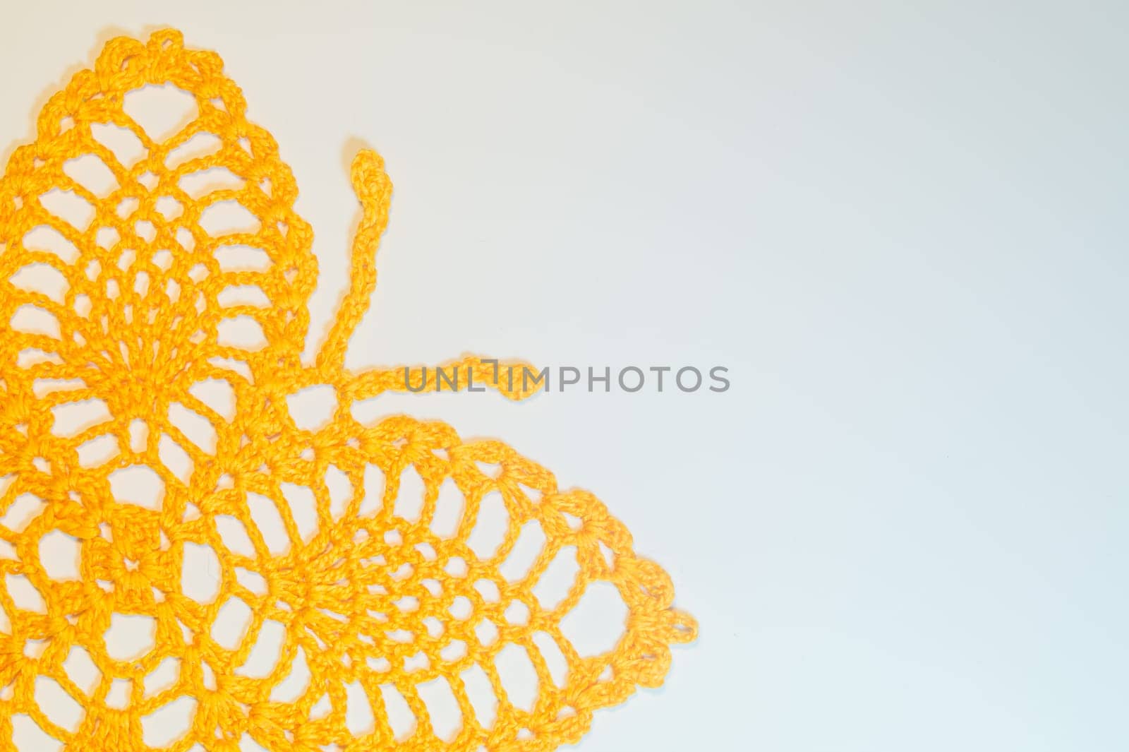 Handmade knitting wool texture background closeup needlework
