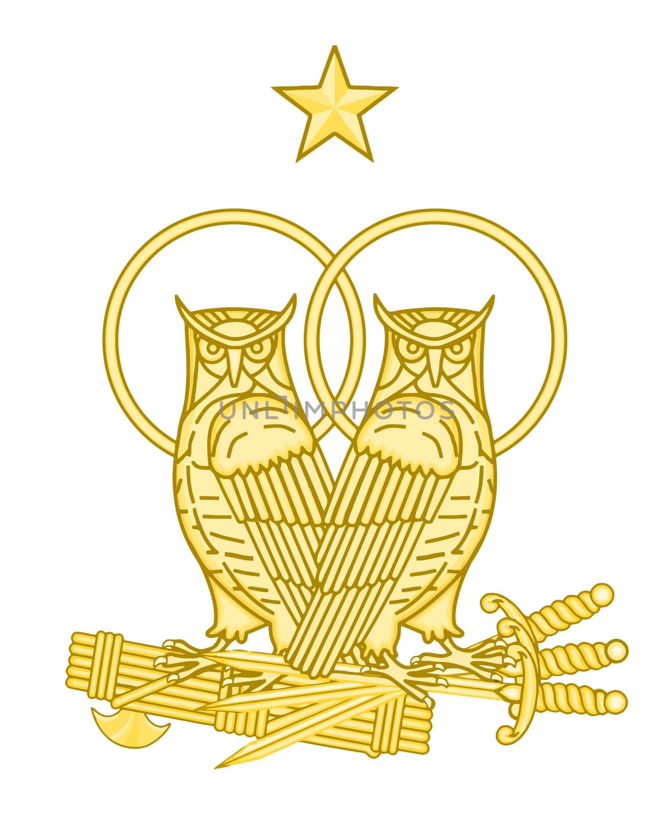 esotericism mysticism animal owl masonic illuminati illustration
