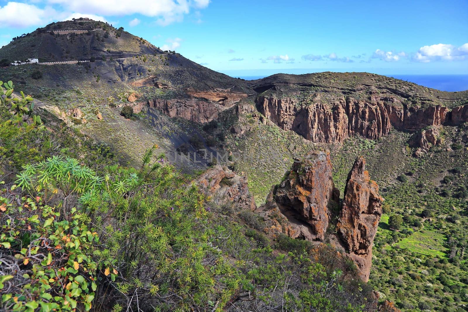 Bandama Crater is an extinct volcano on gran canaria