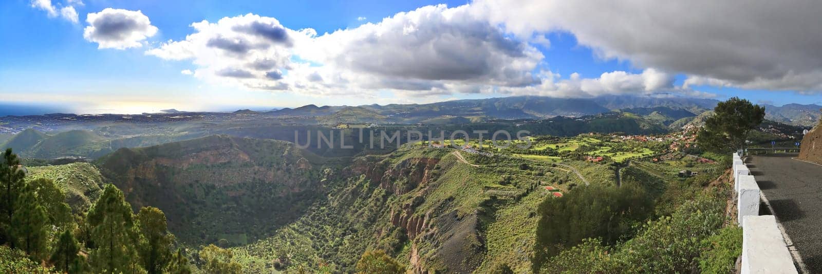 Bandama Crater is an extinct volcano on gran canaria
