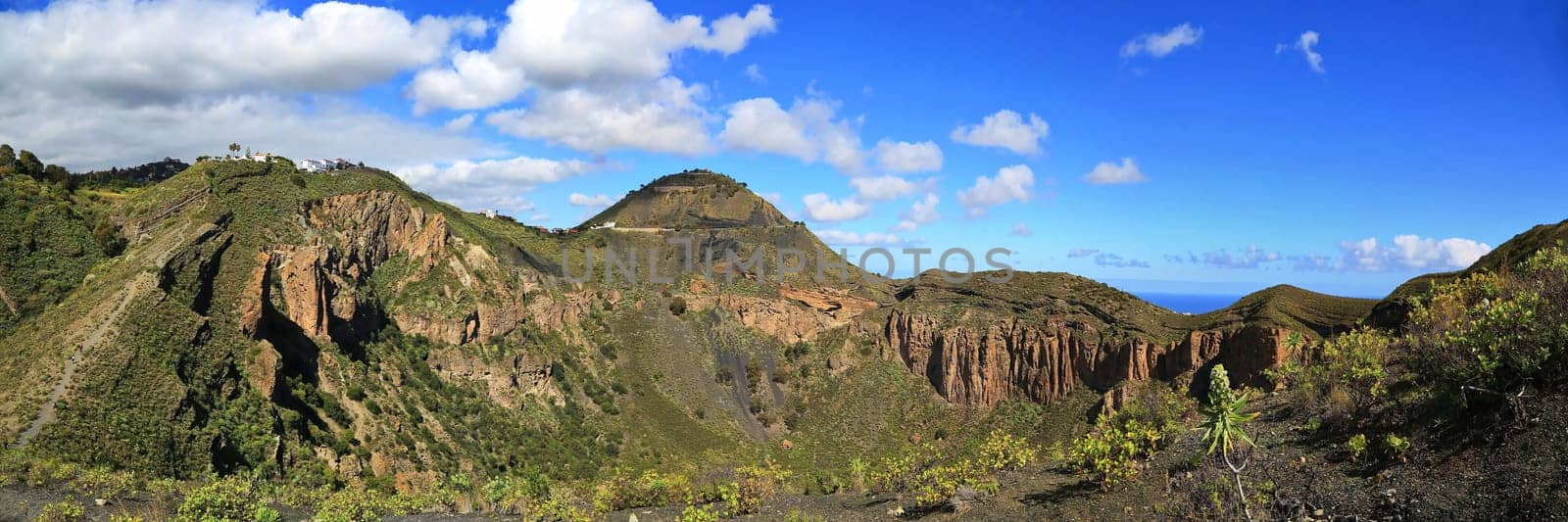 Bandama Crater is an extinct volcano on gran canaria