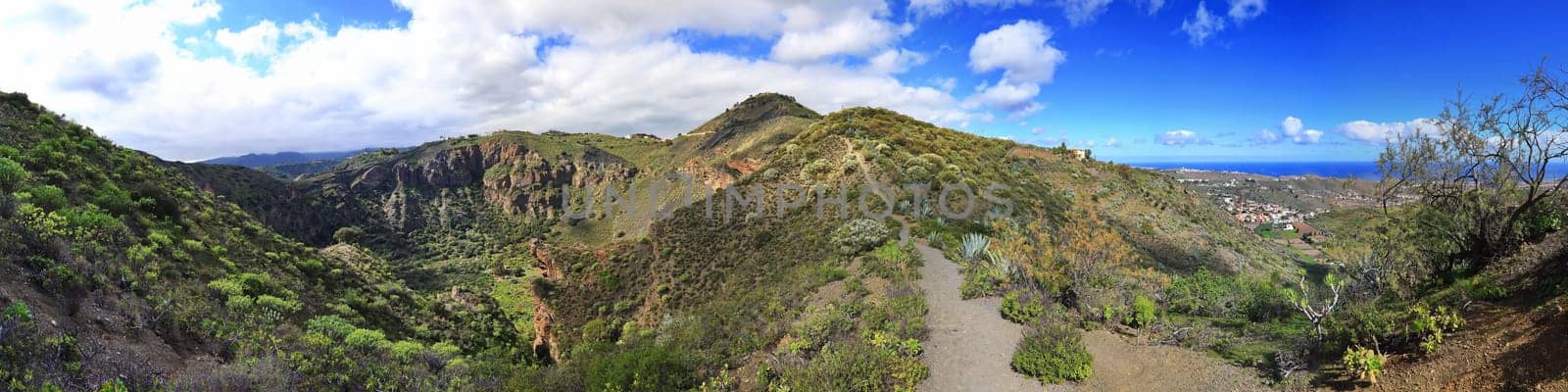 Bandama Crater is an extinct volcano on gran canaria