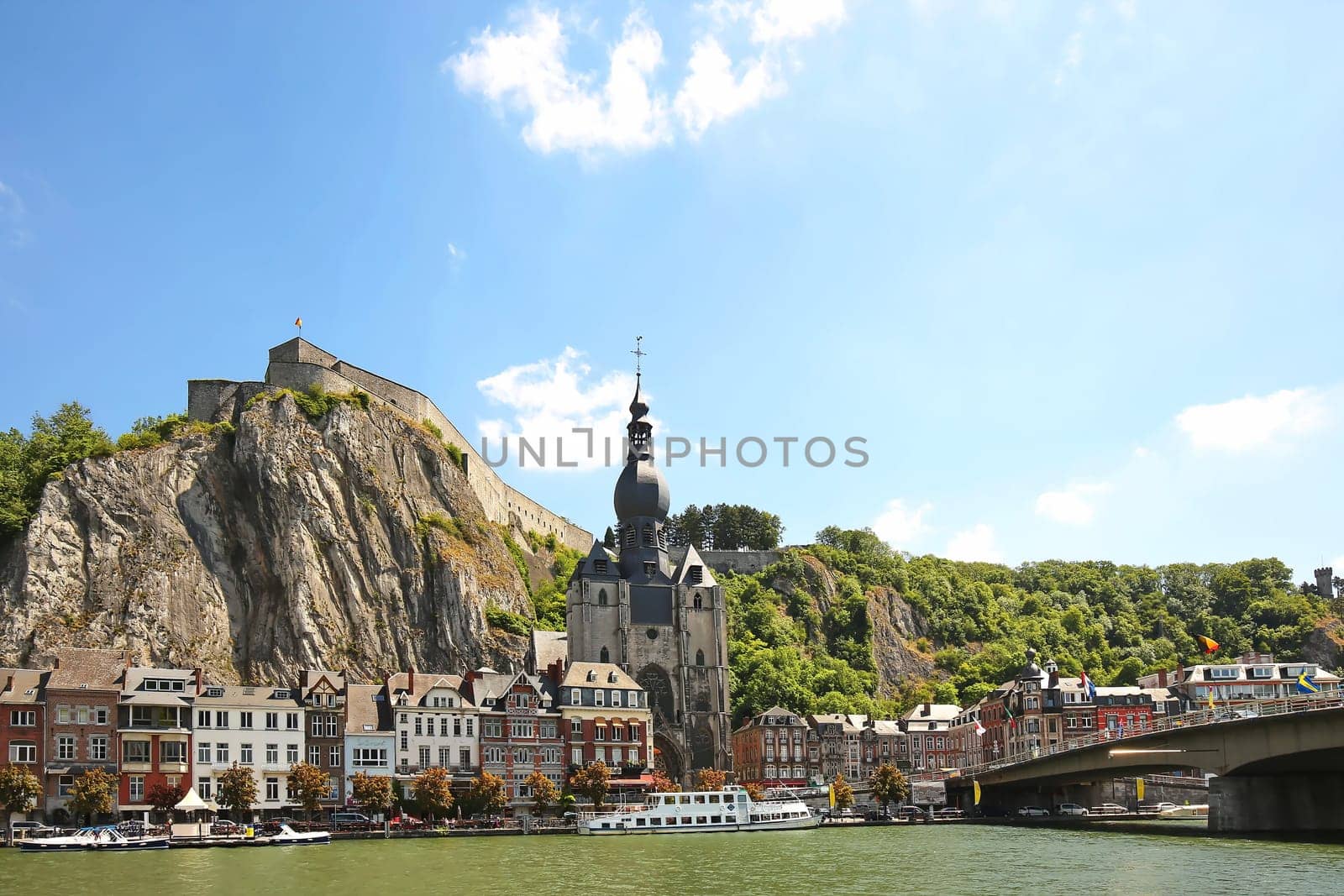 Citadelle de Dinant is a landmark in Belgium
