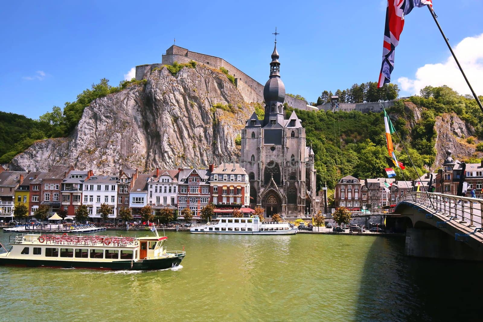 Citadelle de Dinant is a landmark in Belgium