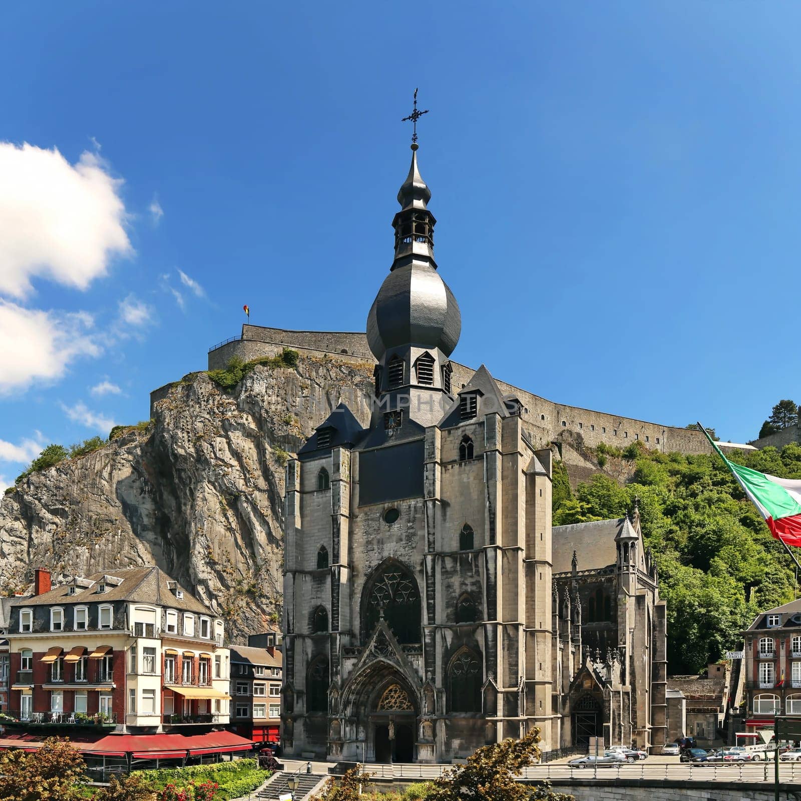 Citadelle de Dinant is a landmark in Belgium