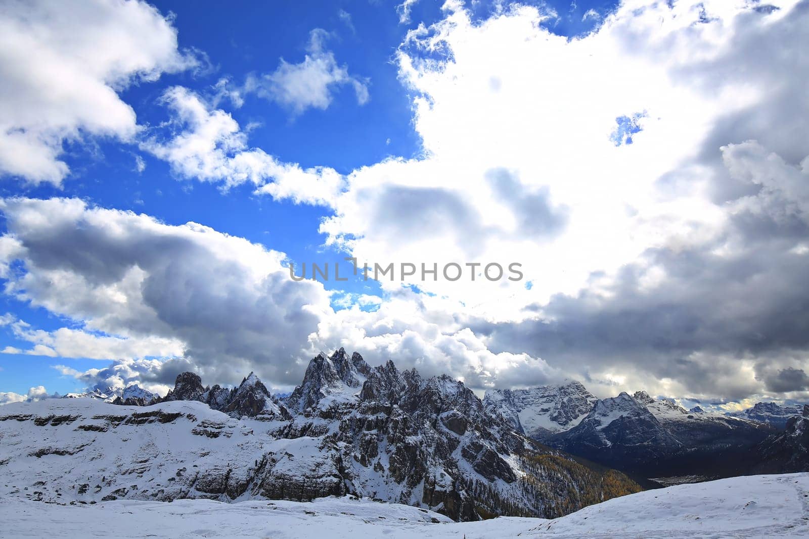Dolomites is a mountain range in Italy