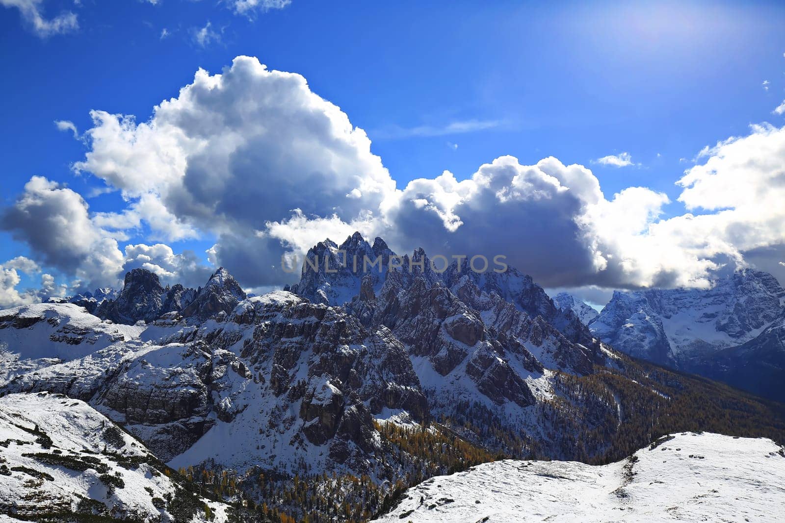 Dolomites is a mountain range in Italy