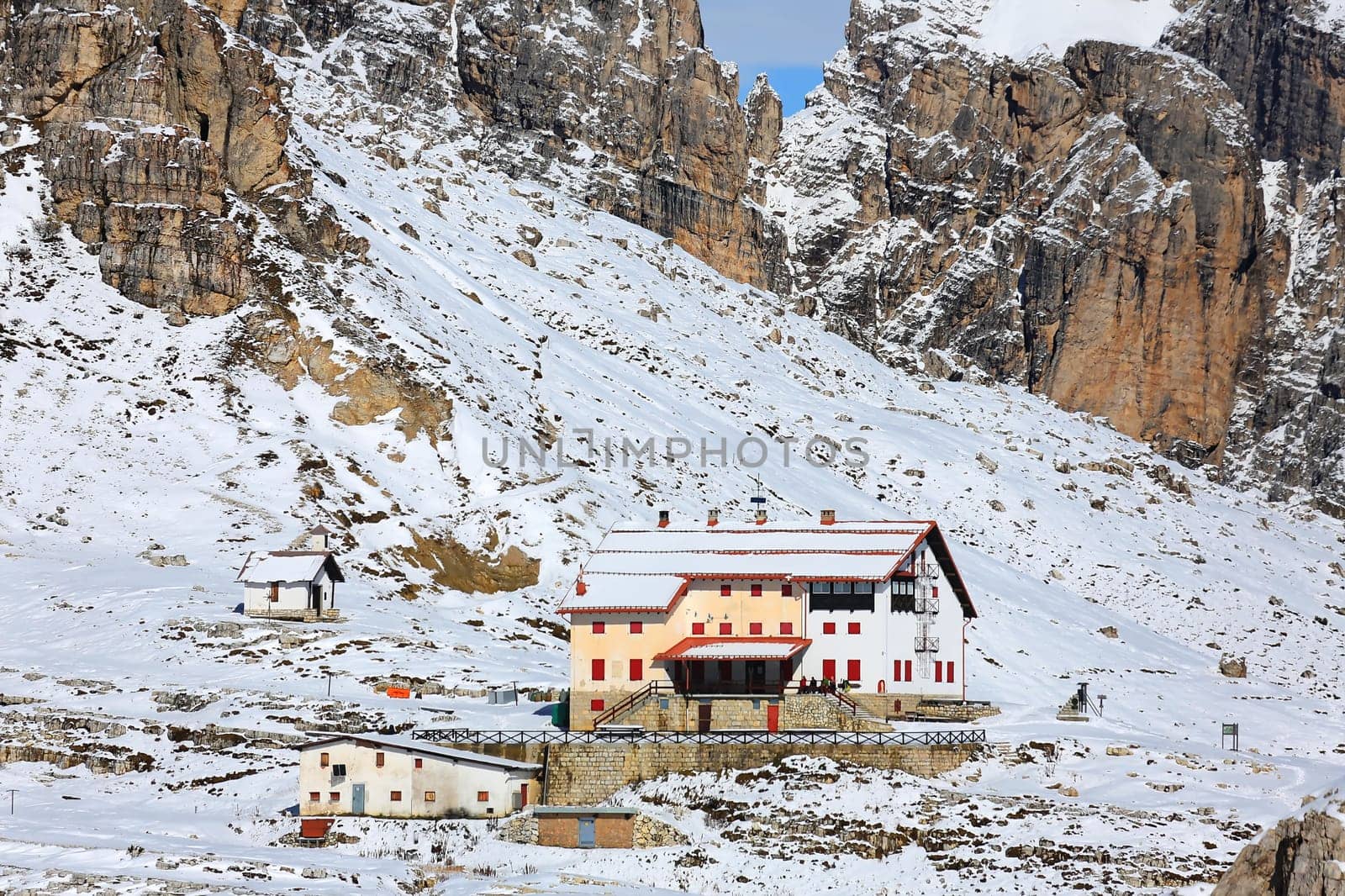 Dolomites is a mountain range in Italy