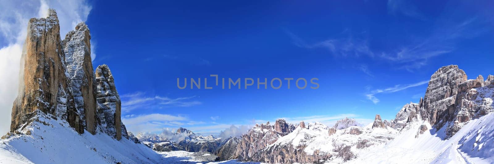 Dolomites is a mountain range in Italy