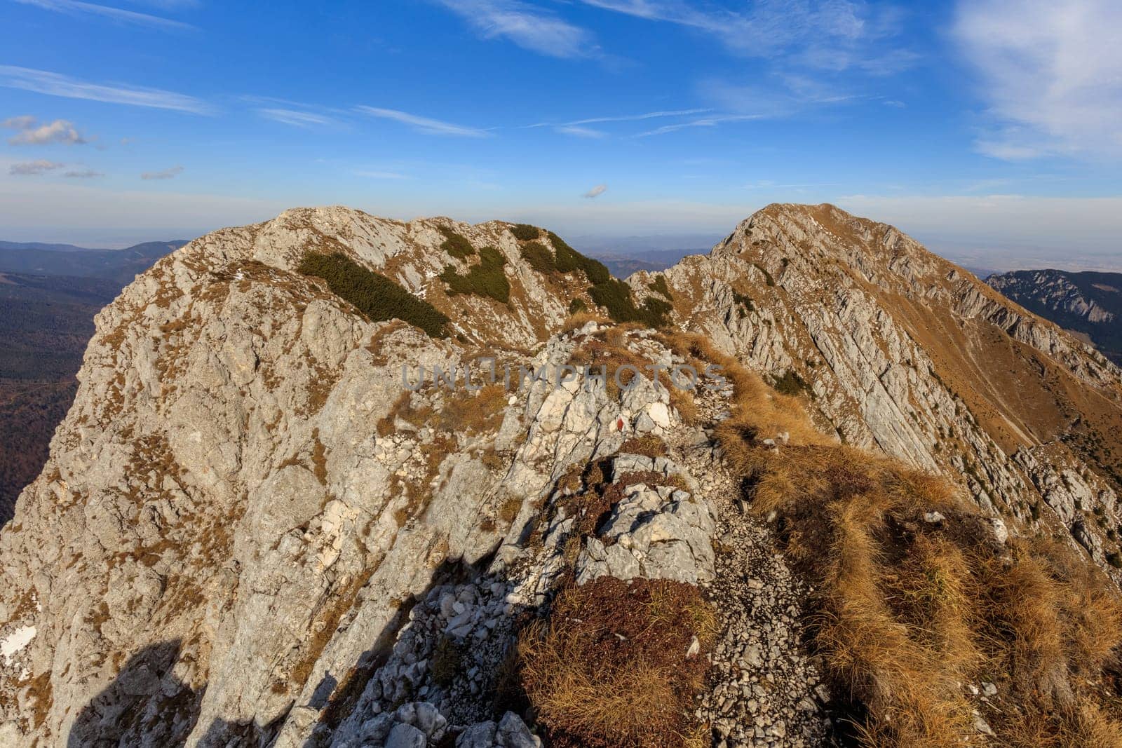 mountain landscape in Piatra Craiului Mountains, Romania