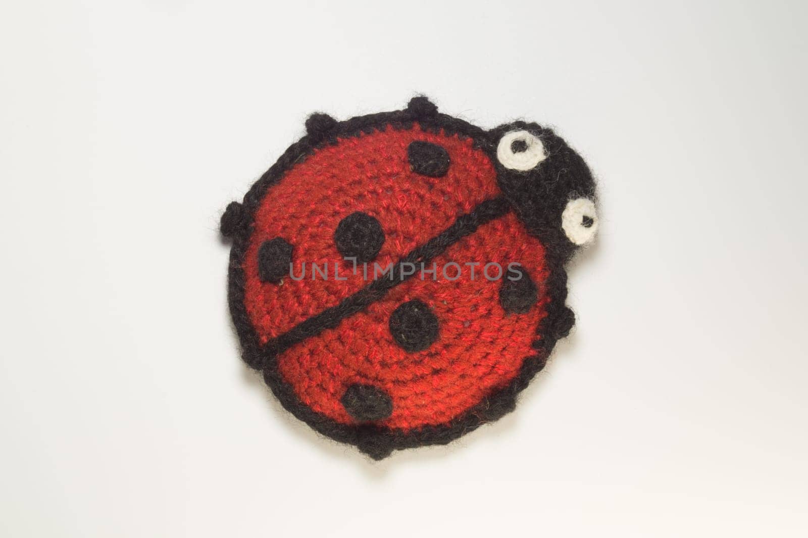 Handmade knitting wool texture background closeup needlework