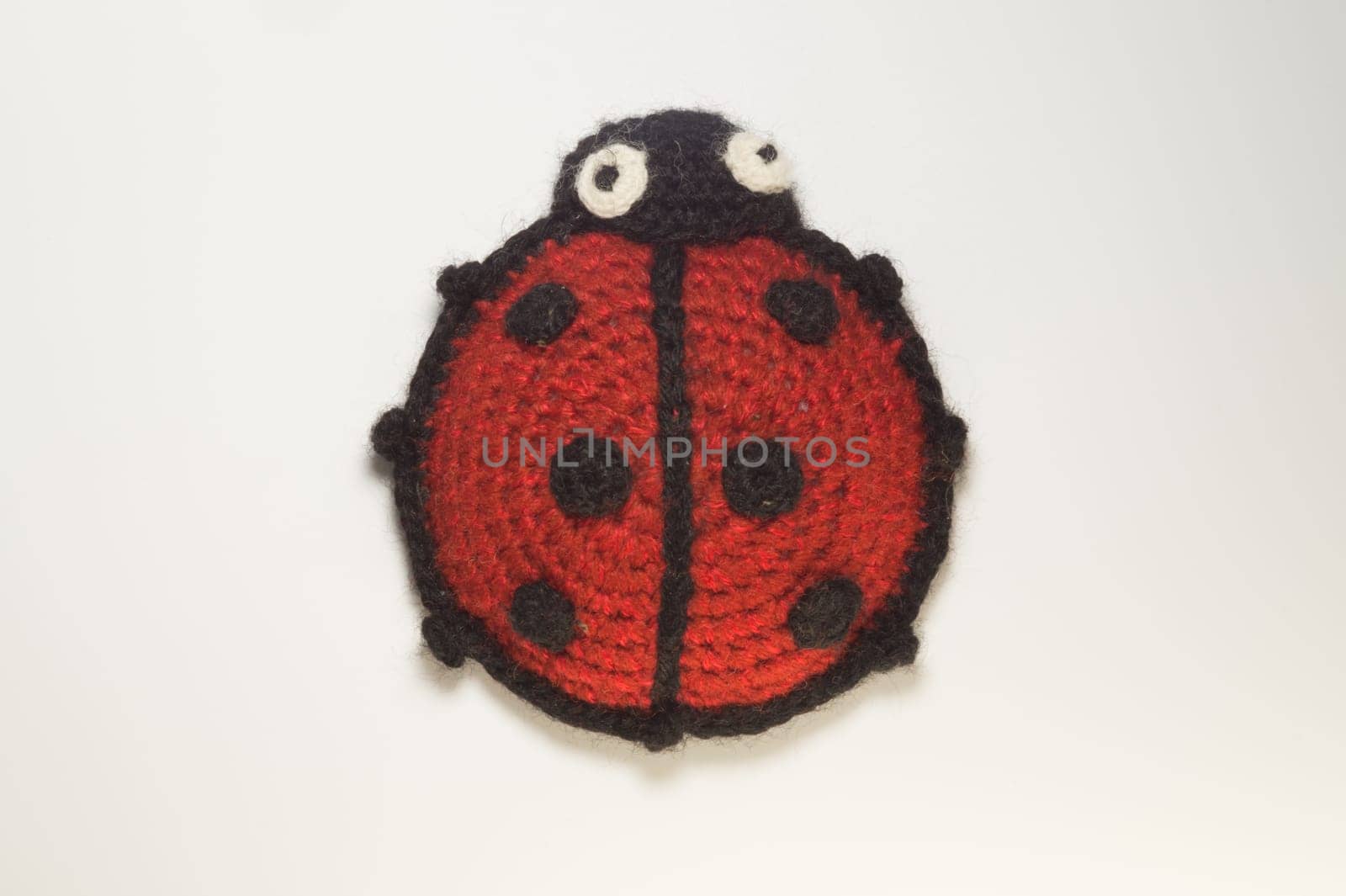 Handmade knitting wool texture background closeup needlework