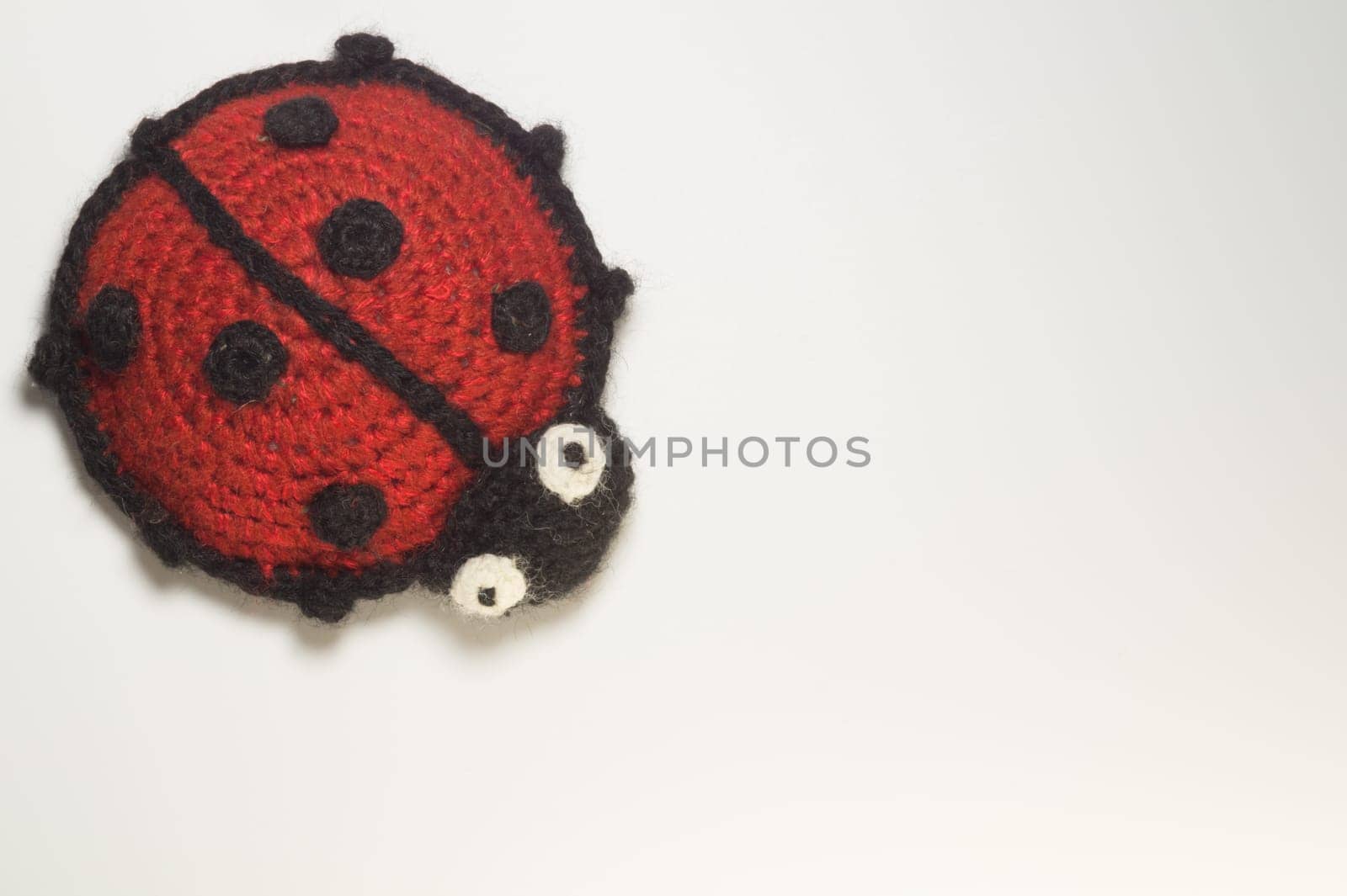 Handmade knitting wool texture background closeup needlework