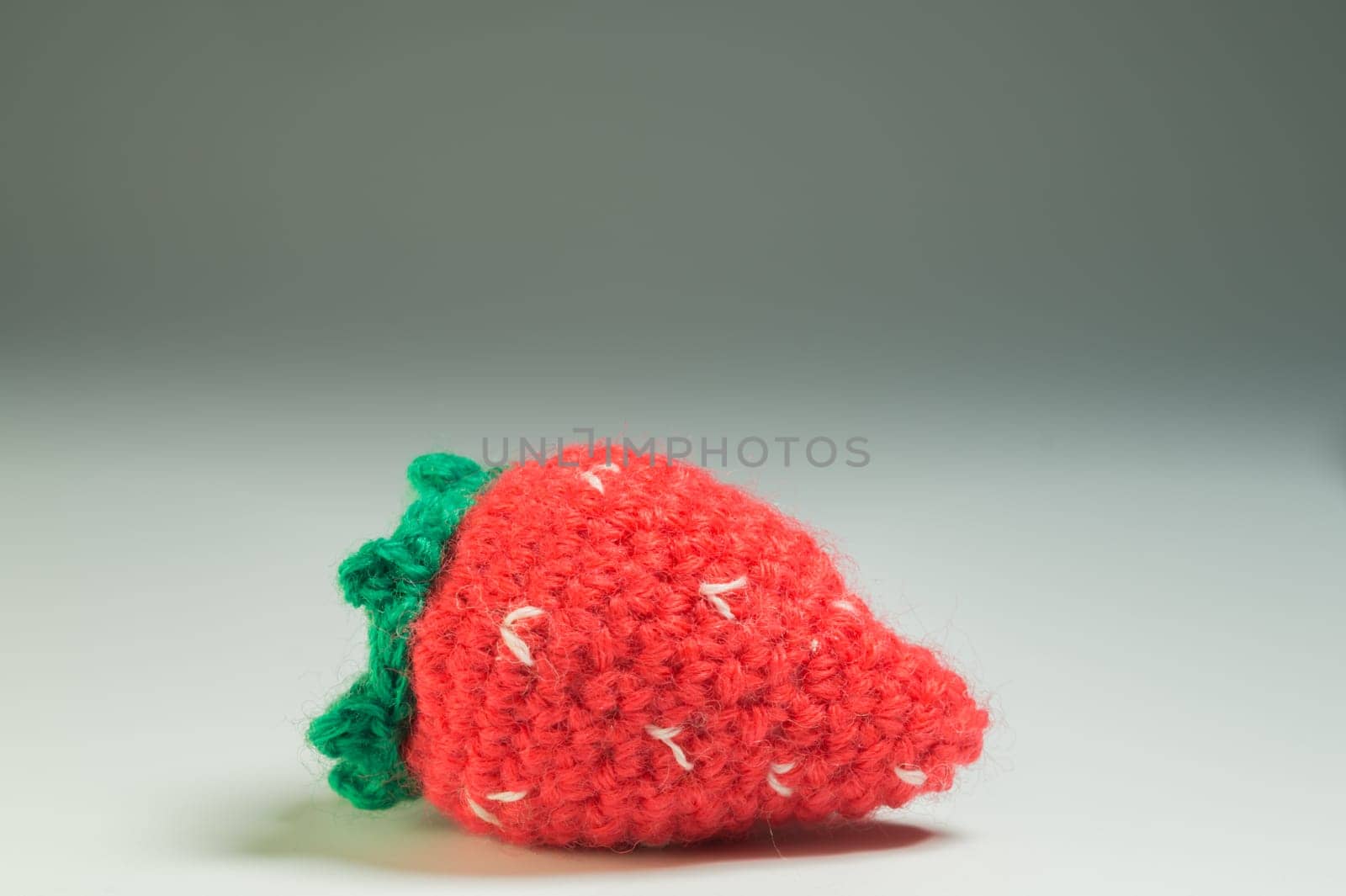 Handmade knitting wool texture background closeup needlework. healthy food concept