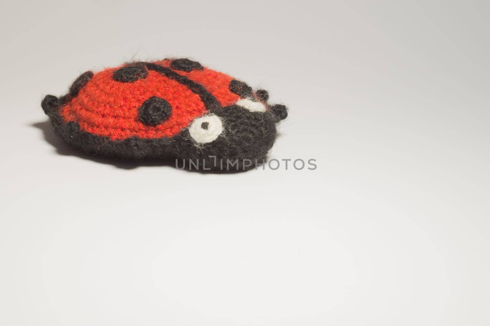 Handmade knitting wool texture background closeup needlework. healthy food concept