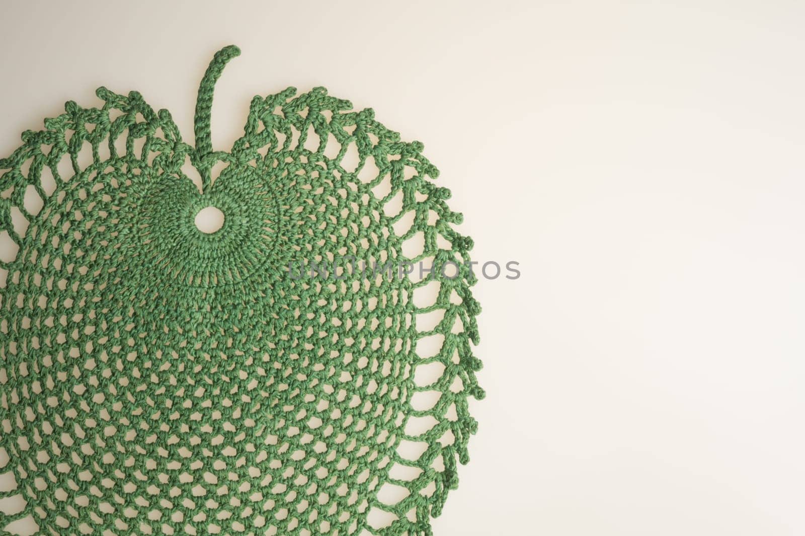 Handmade knitting wool texture background closeup needlework