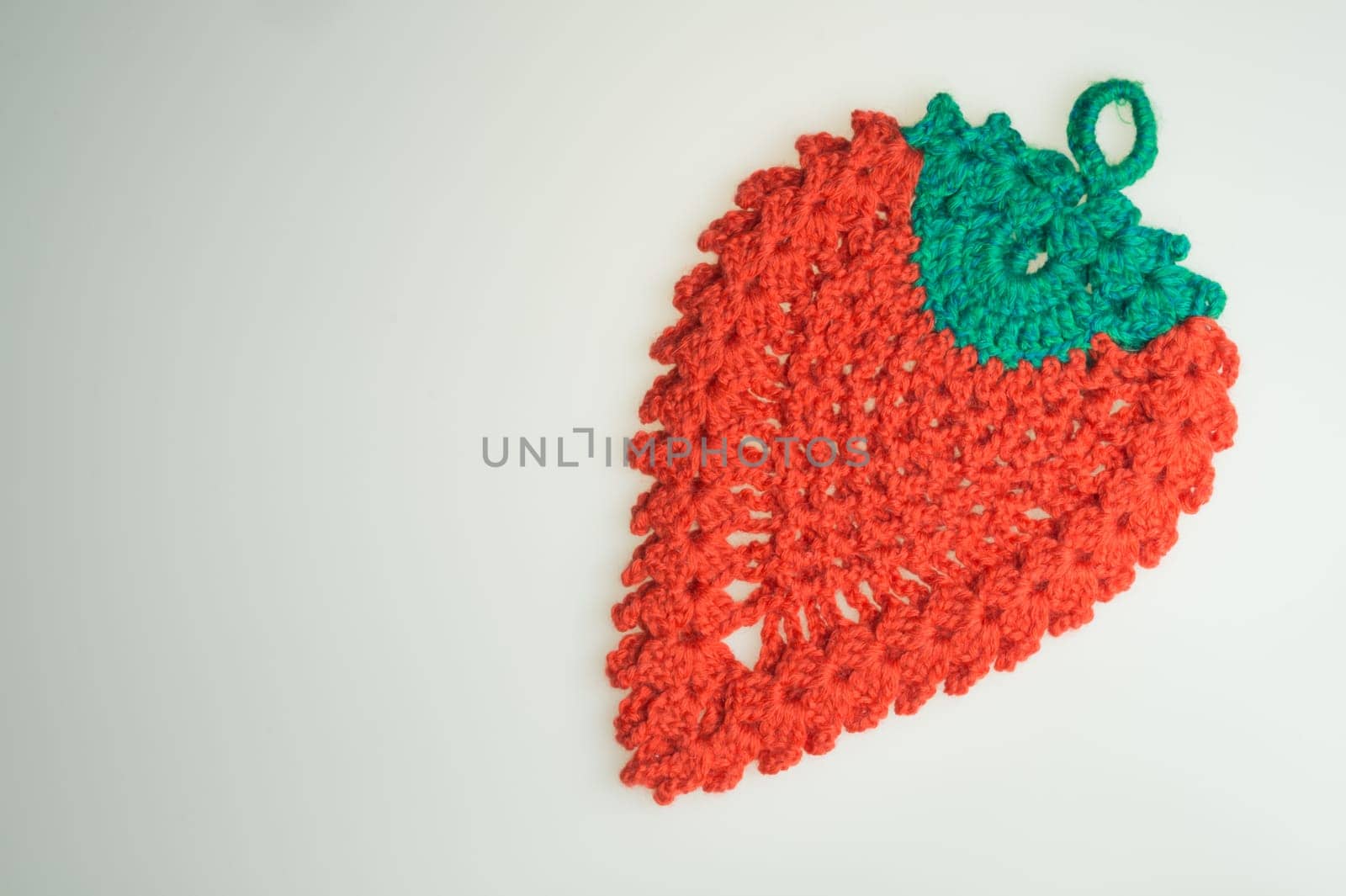 Handmade knitting wool texture background closeup needlework