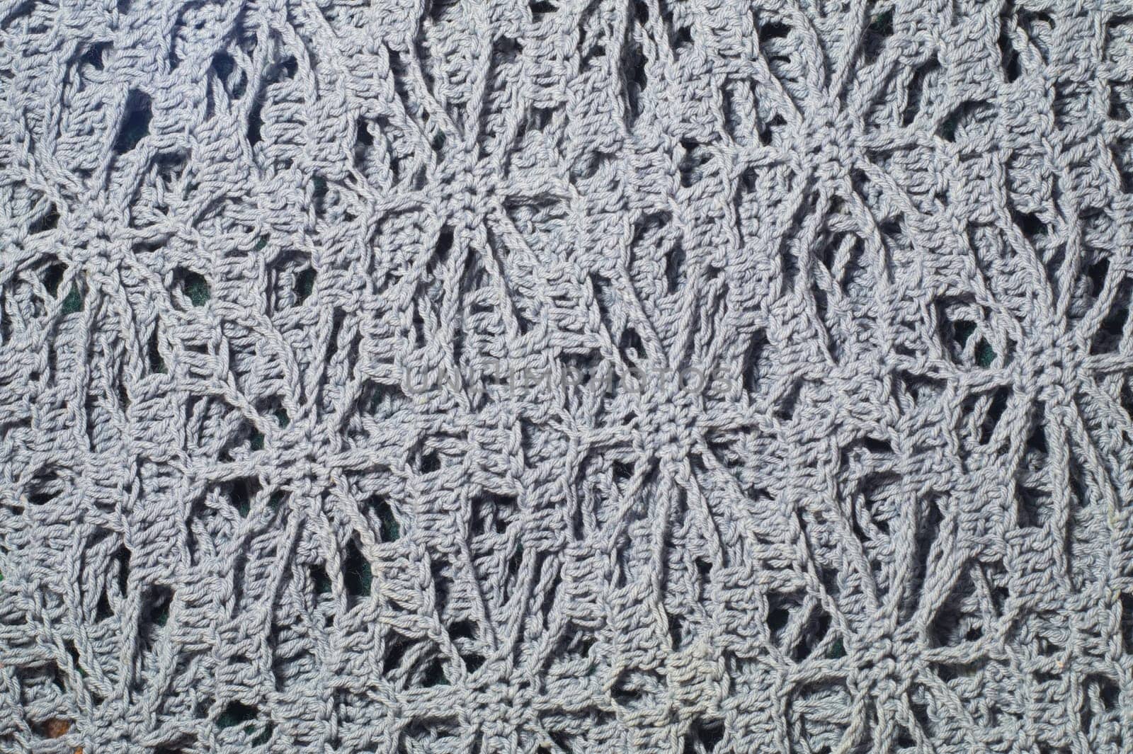 Handmade knitting wool texture background closeup needlework