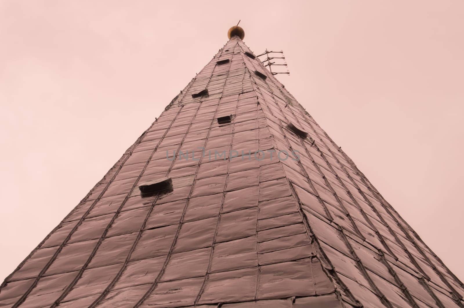 Closeup roof abstract texture background