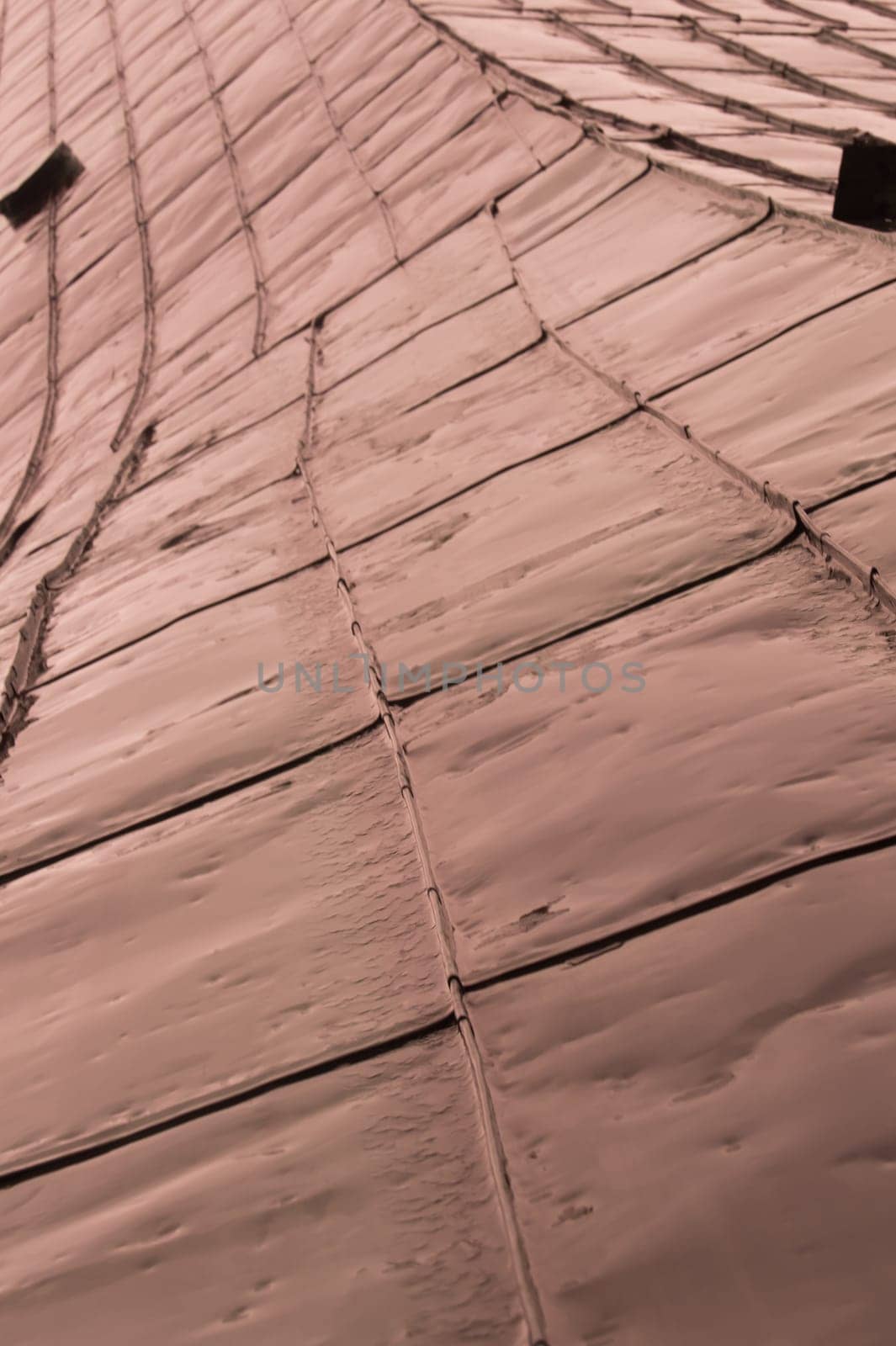 Closeup roof abstract texture background