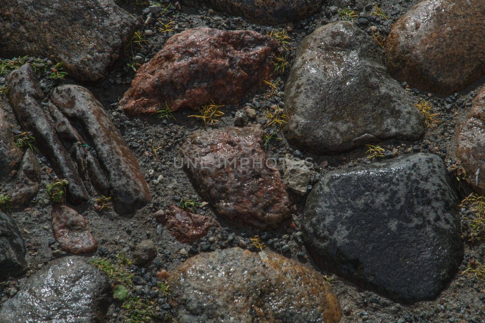 Old stone wall masonry texture background