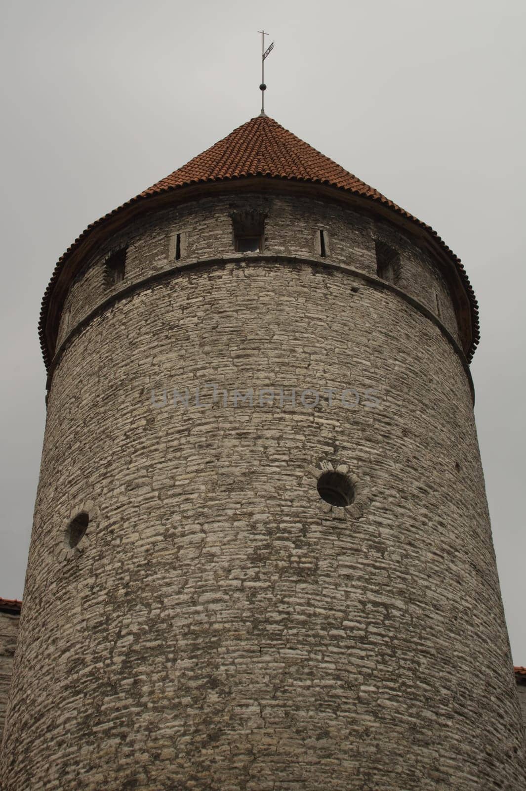 Old city historical street Tallinn Estonia