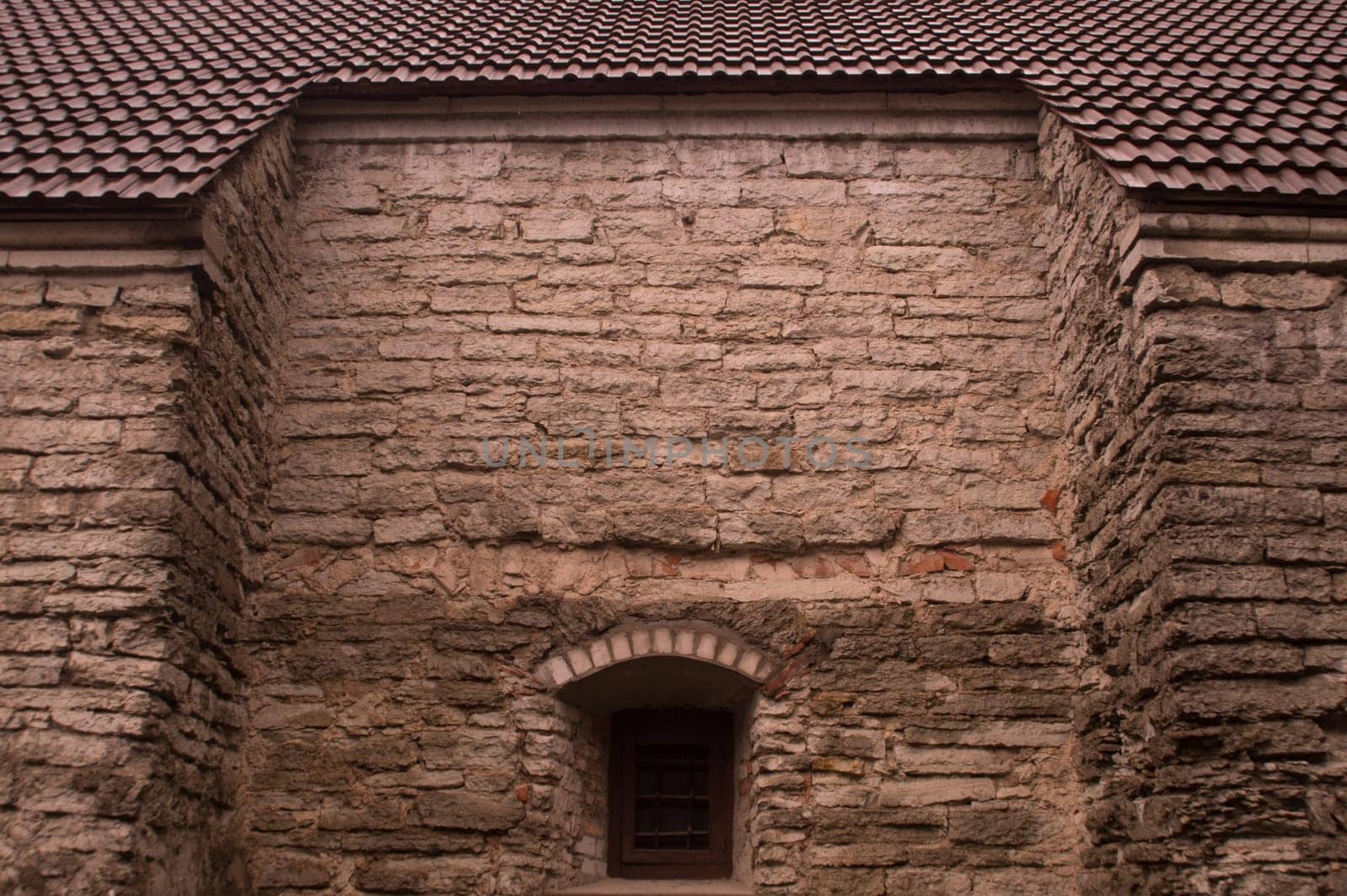 Old stone wall masonry texture background