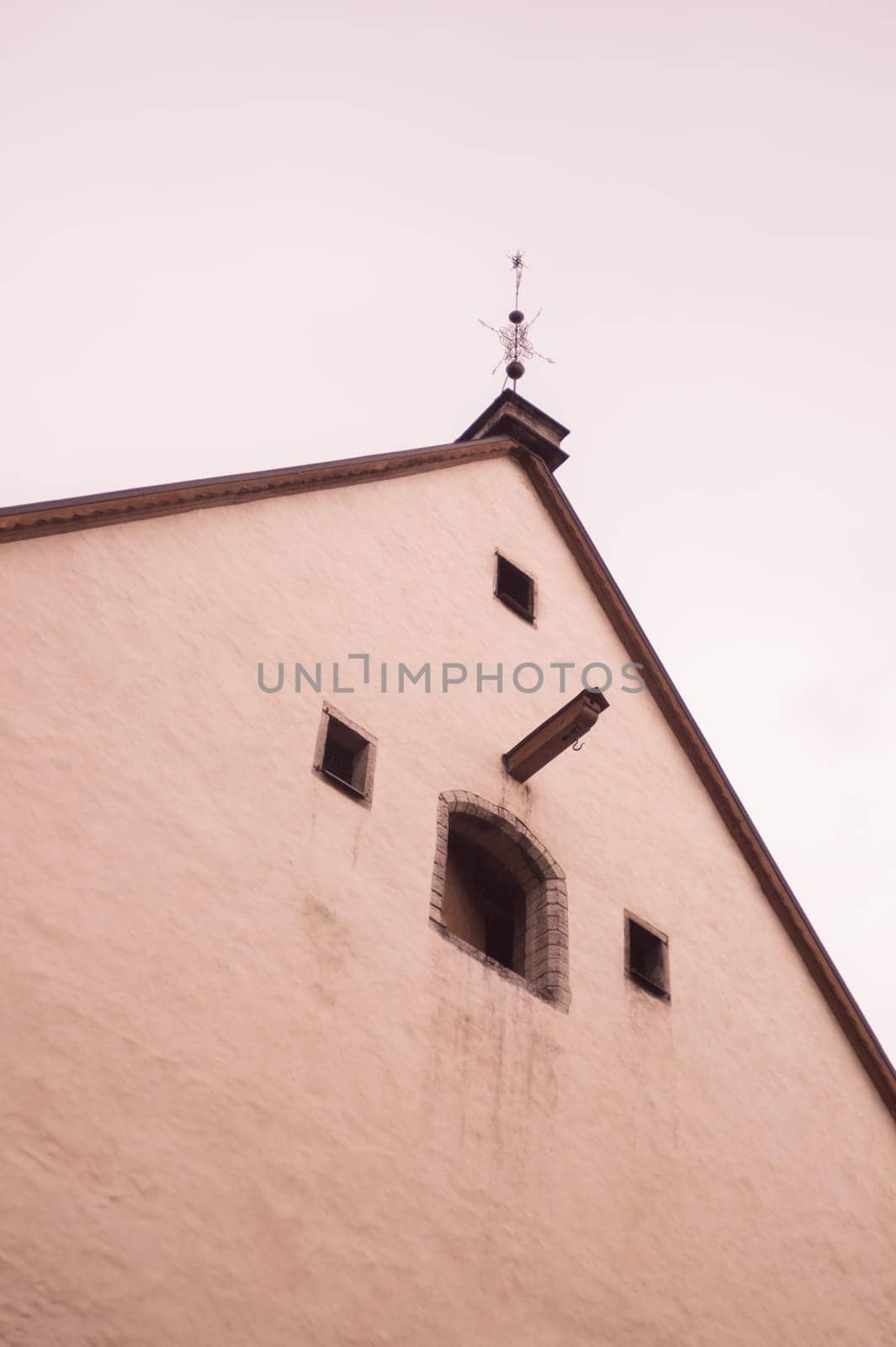 Old city historical street Tallinn Estonia