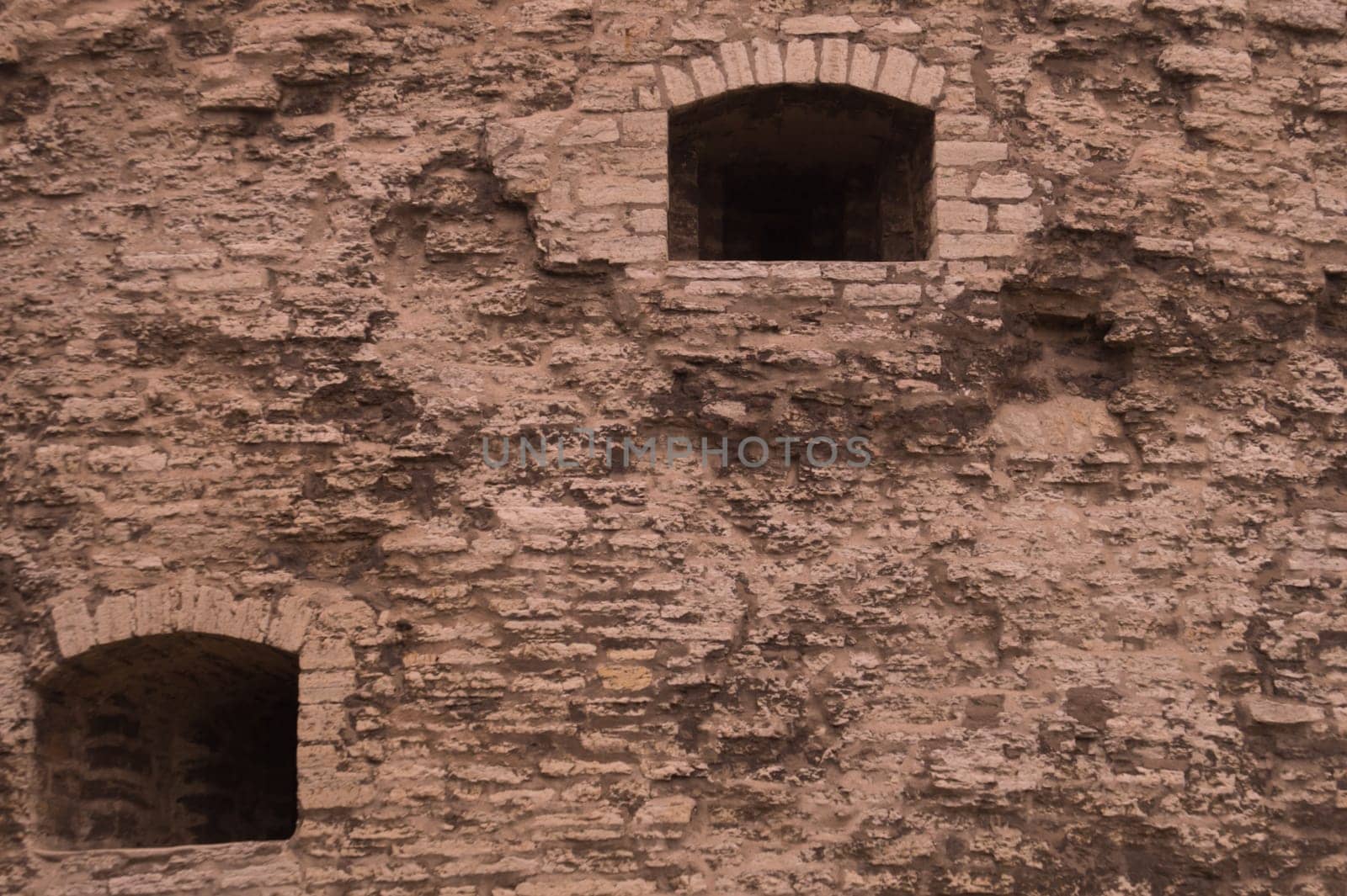 Old stone wall masonry texture background
