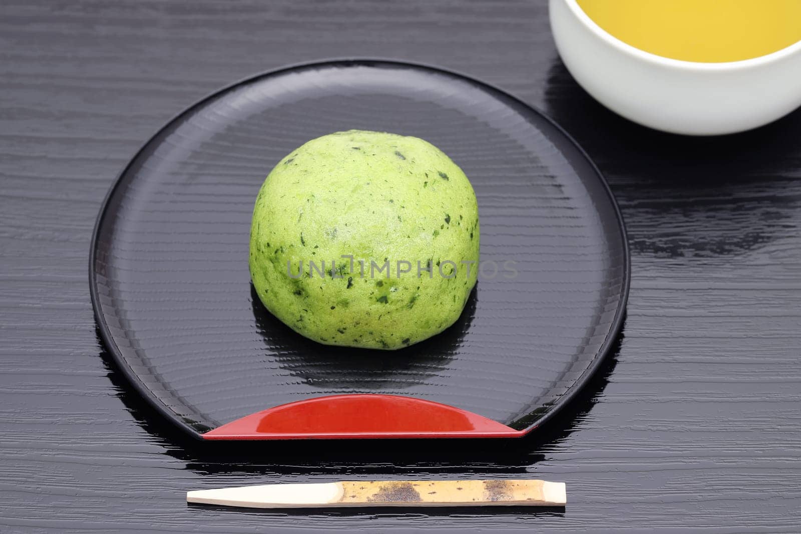 Japanese confectionery, yomogi plant rice cake Kusa Mochi