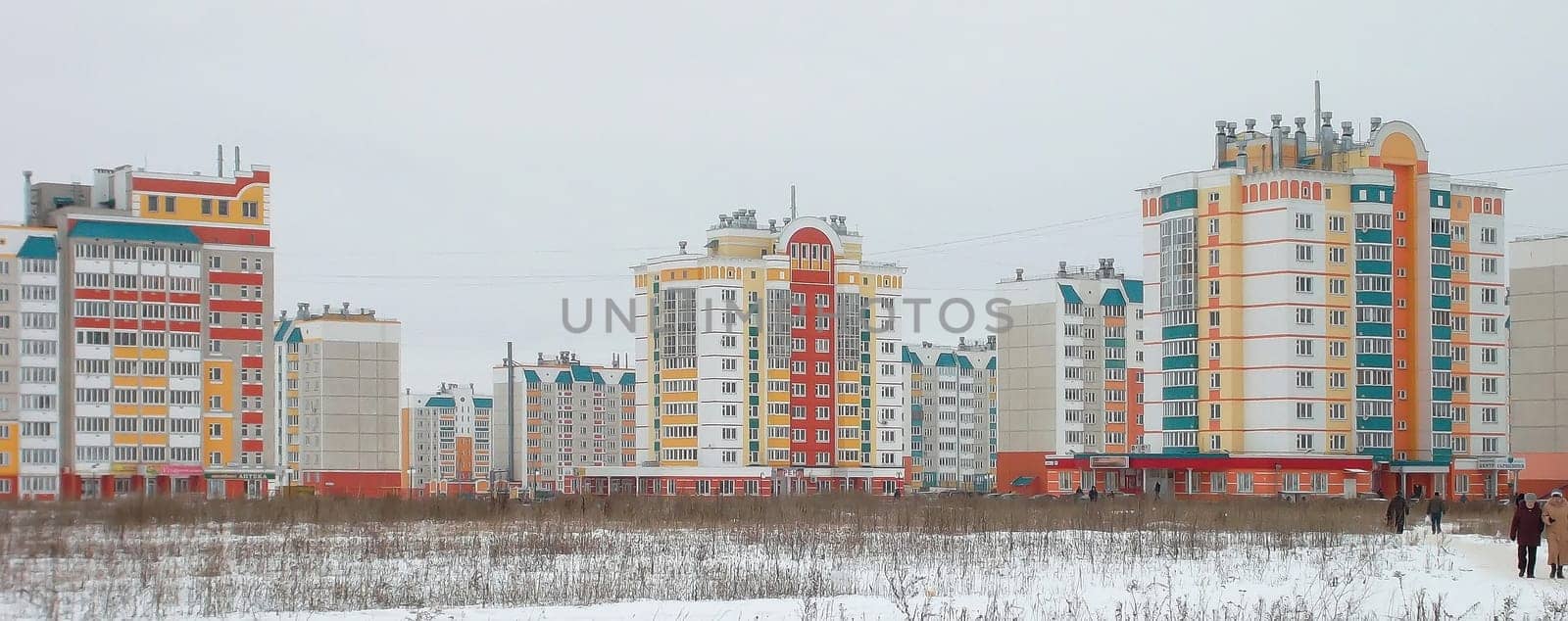 New residential district of the Orel city of Russia.