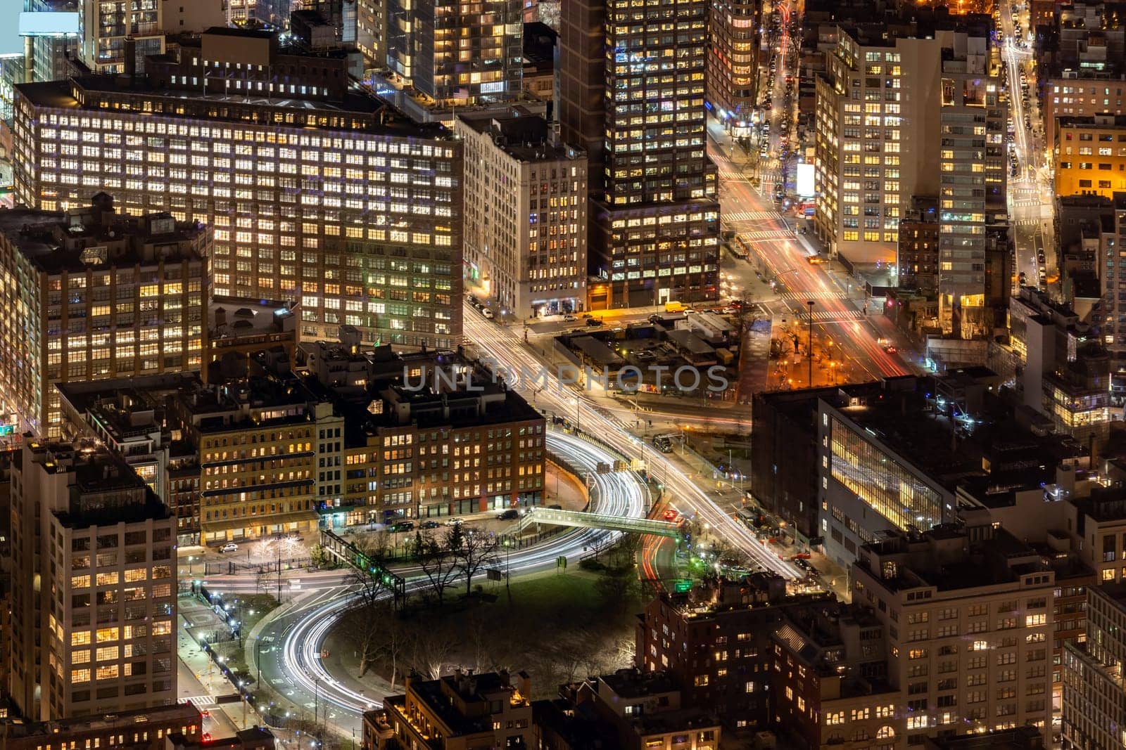 Aerial view of New York midtown, NY USA